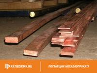 Шина медная 60х4 мм ШМТ ГОСТ 434-78