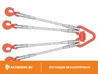Строп канатный 4СК 1т D=7,6мм L=10м ГОСТ 25573-82