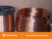 Проволока медная М0б 0,8 мм ДКРНМ (на катушках)