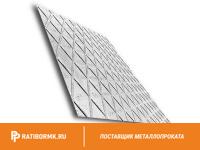 Лист рифленый оцинкованный 10х1500х6000 мм ромб ГОСТ 8568-77