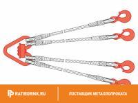 Строп канатный 4СК 6,3т D=16,5мм L=10м ГОСТ 25573-82