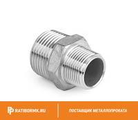 Ниппель стальной оцинкованный Ду 10 3/8'' ГОСТ 8965-75