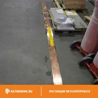 Полоса бронзовая 3х55 мм БрБ2 ГОСТ 1789-70