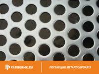 Лист перфорированный нержавеющий 1х1250х2500 мм Qg 5,0-7,0