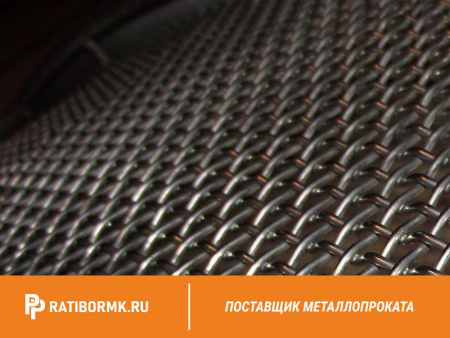 Сетка сложно-рифленая для грохота 70х70х8 мм ГОСТ 3306-88
