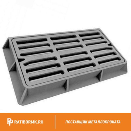 Дождеприемник чугунный Дб прямоугольный