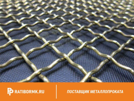 Сетка рифленая для грохота 6х30х3 мм ГОСТ 3306-88