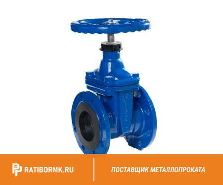 Задвижка чугунная 30Ч39Р с обрезиненным клином (107-2960)
