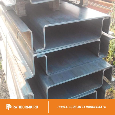 Профиль гнутый корытный 82х80х50х6 мм ст3 ГОСТ 8283-93