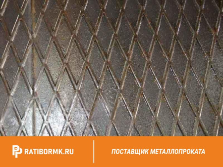Лист рифленый оцинкованный 5х1500х6000 мм ромб ГОСТ 8568-77