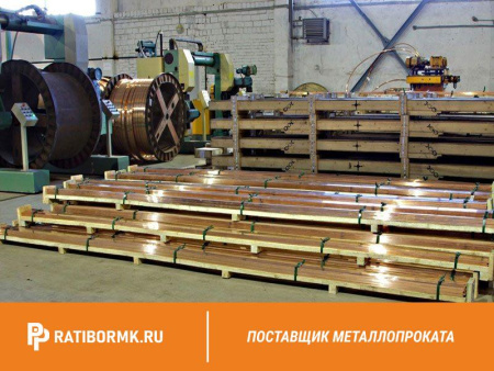 Шина медная 50х20 мм ШМТ ГОСТ 434-78