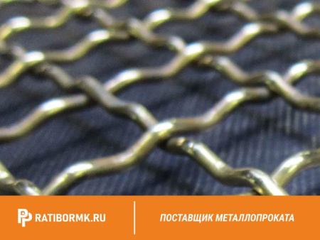 Сетка рифленая для грохота 9х9х3 мм ГОСТ 3306-88