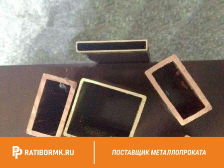 Труба медная профильная 5х8х1,5 М1 ГОСТ 16774-2015