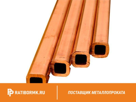 Труба медная профильная 4х10х1 М3р ГОСТ 16774-2015