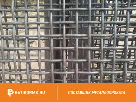 Сетка рифленая для грохота 6х6х3 мм ГОСТ 3306-88