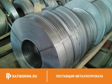 Лента упаковочная оцинкованная 1х32 мм стальная ГОСТ 3560-73